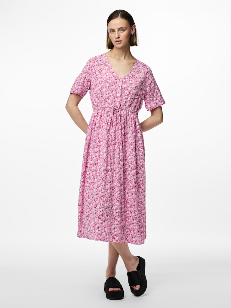 TALA SS STRING TIE MIDI DRESS