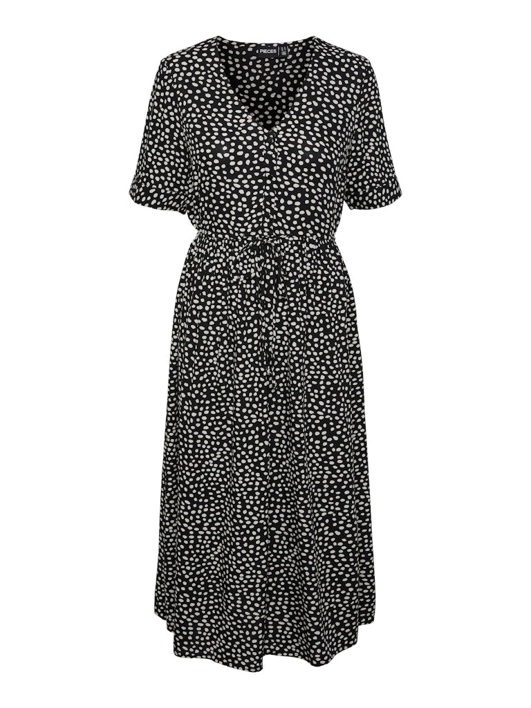 TALA SS STRING TIE MIDI DRESS