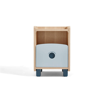 The Explorer Boy Blue Bedside Table-4