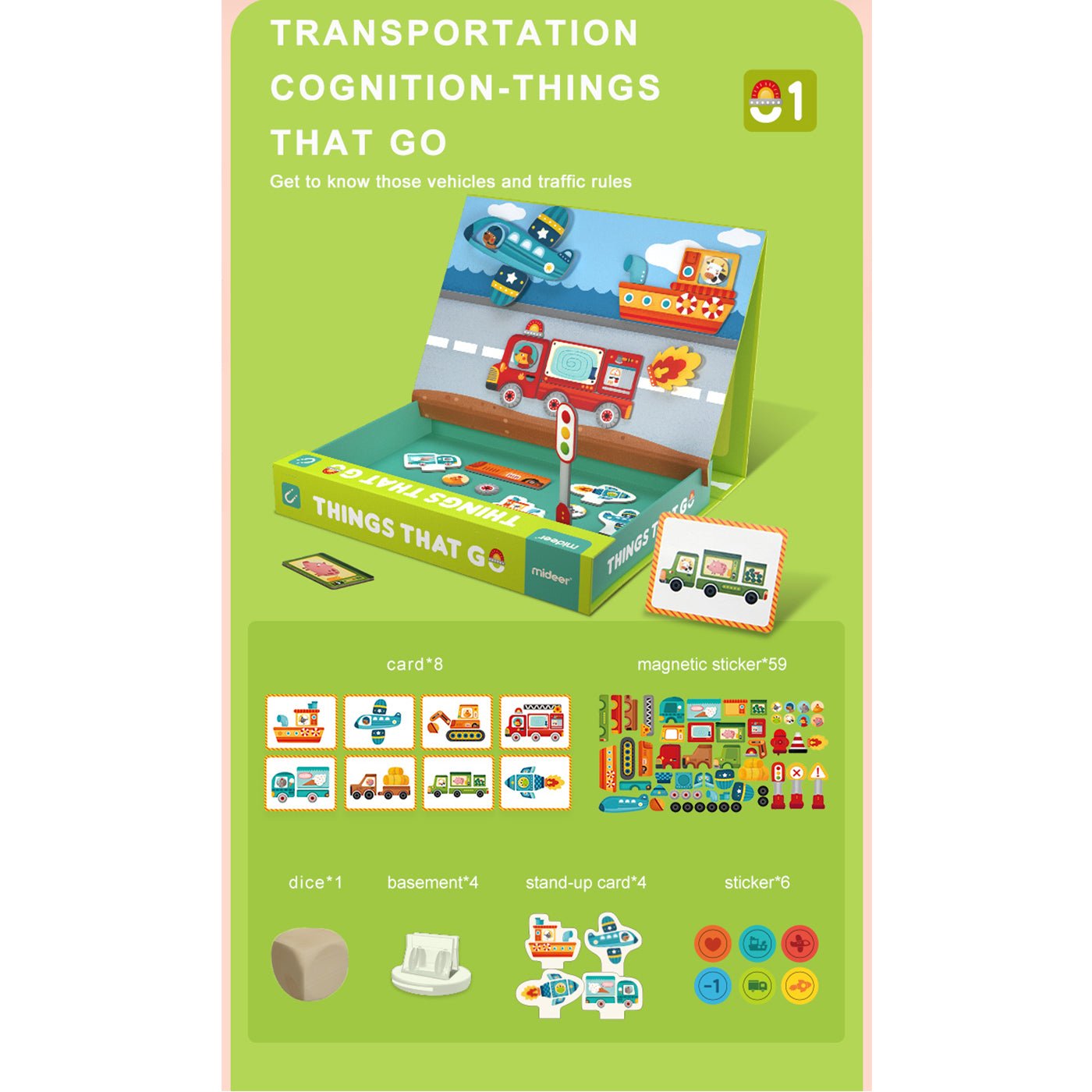 Things That Go Magenetic Playset-2