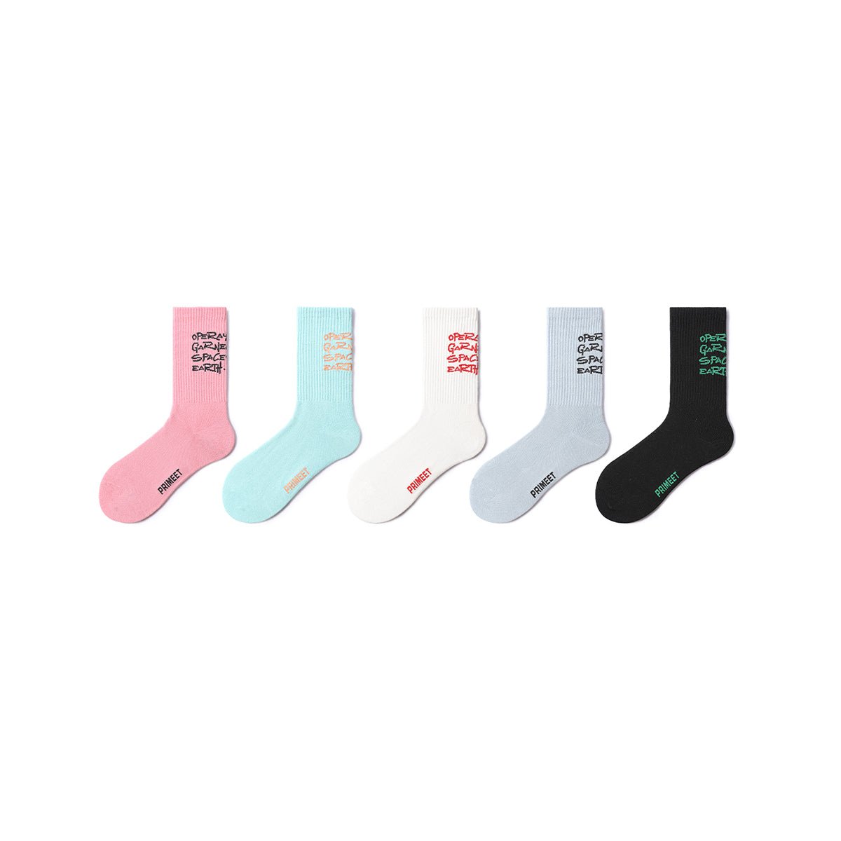 Things To Consider All-season Women 5pcs Active Crew Socks Set-0