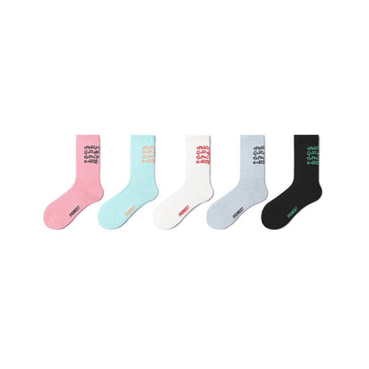 Things To Consider All-season Women 5pcs Active Crew Socks Set-0