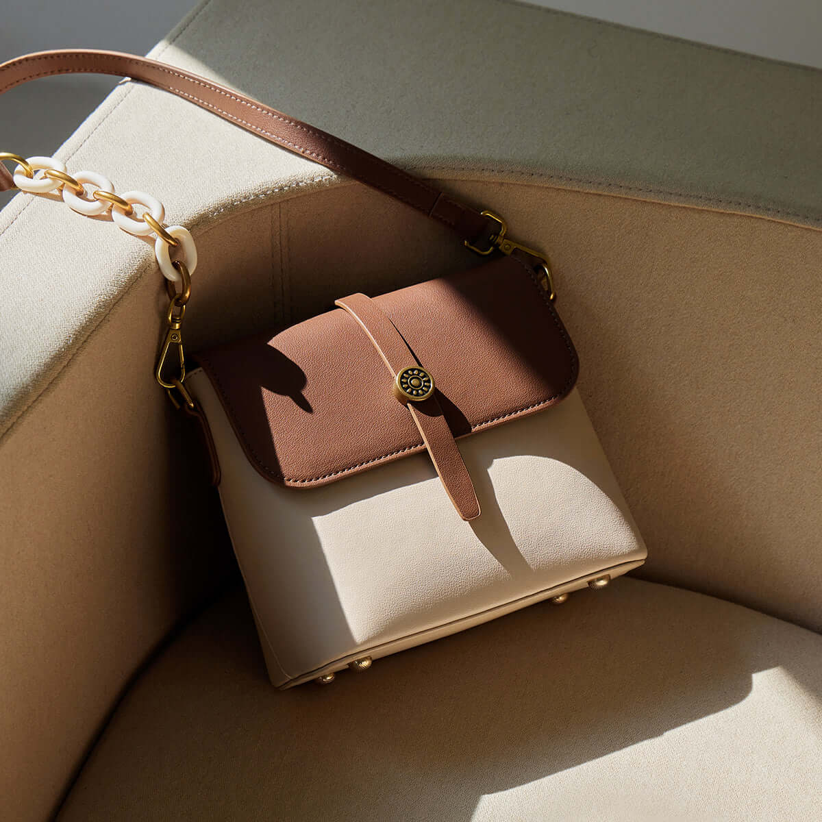 Timeless Flap Leather Shoulder Bag-3