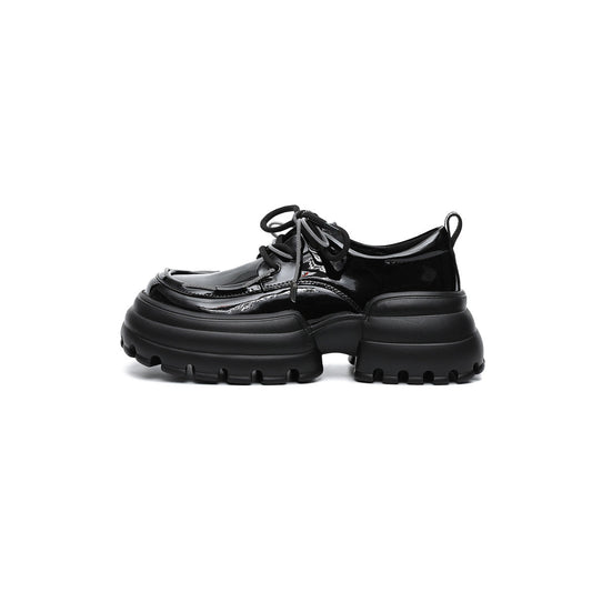Tokyo High Platform Patent Lace Ups-0