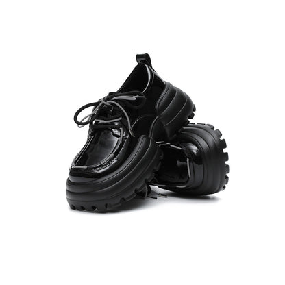 Tokyo High Platform Patent Lace Ups-3