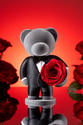 Gentleman's Promise Teddy Bear with Rose-0