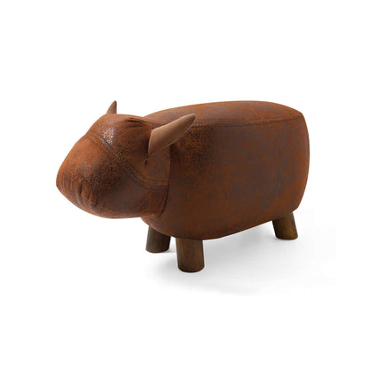 Undefeatable Bull Kids Brown Stool-4