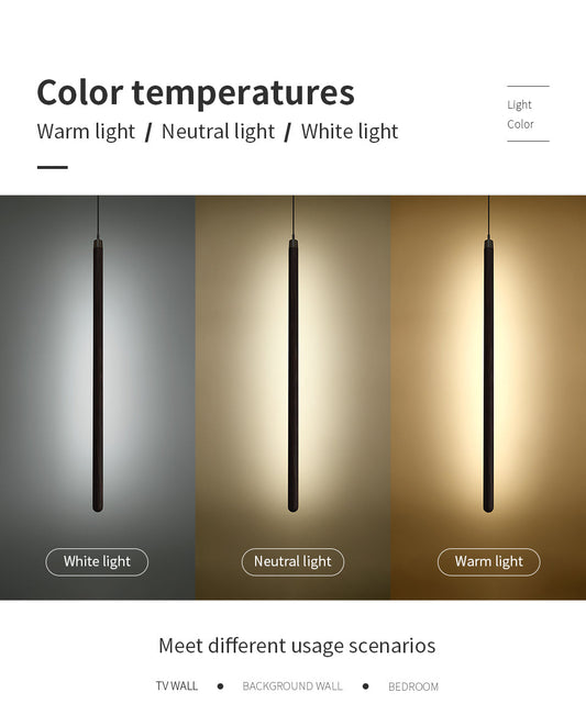 Vertical LED Solid Wood Bedside Sconce Light-1