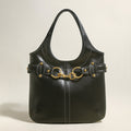 Vintage Belted Leather Bag-0