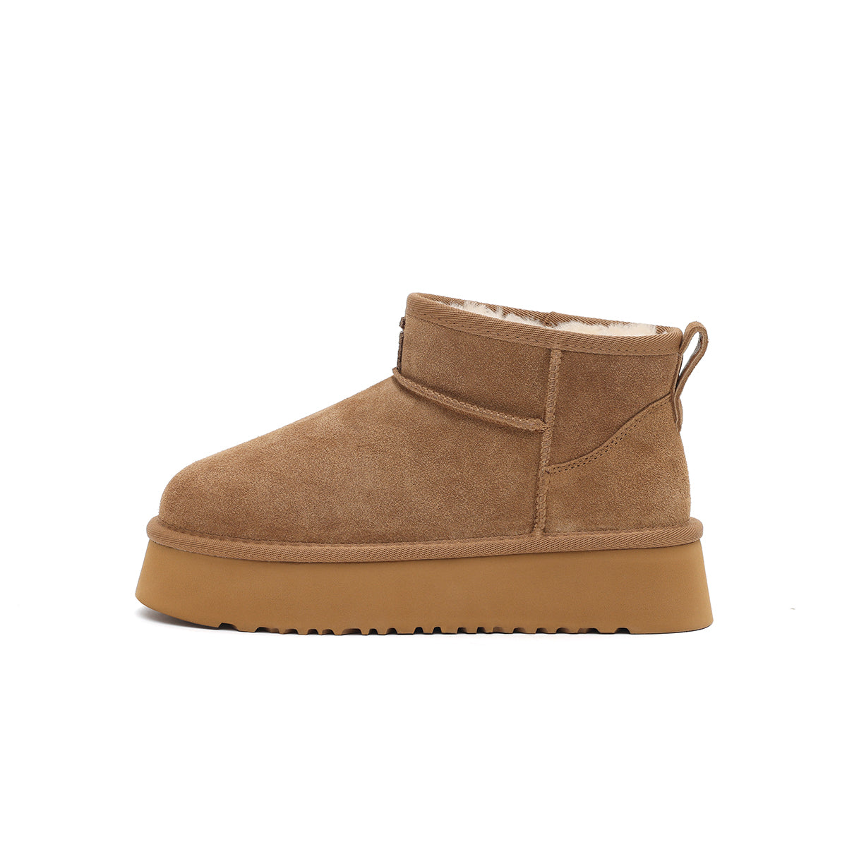 Warm Fleece-Lined Ankle Snow Boots-5