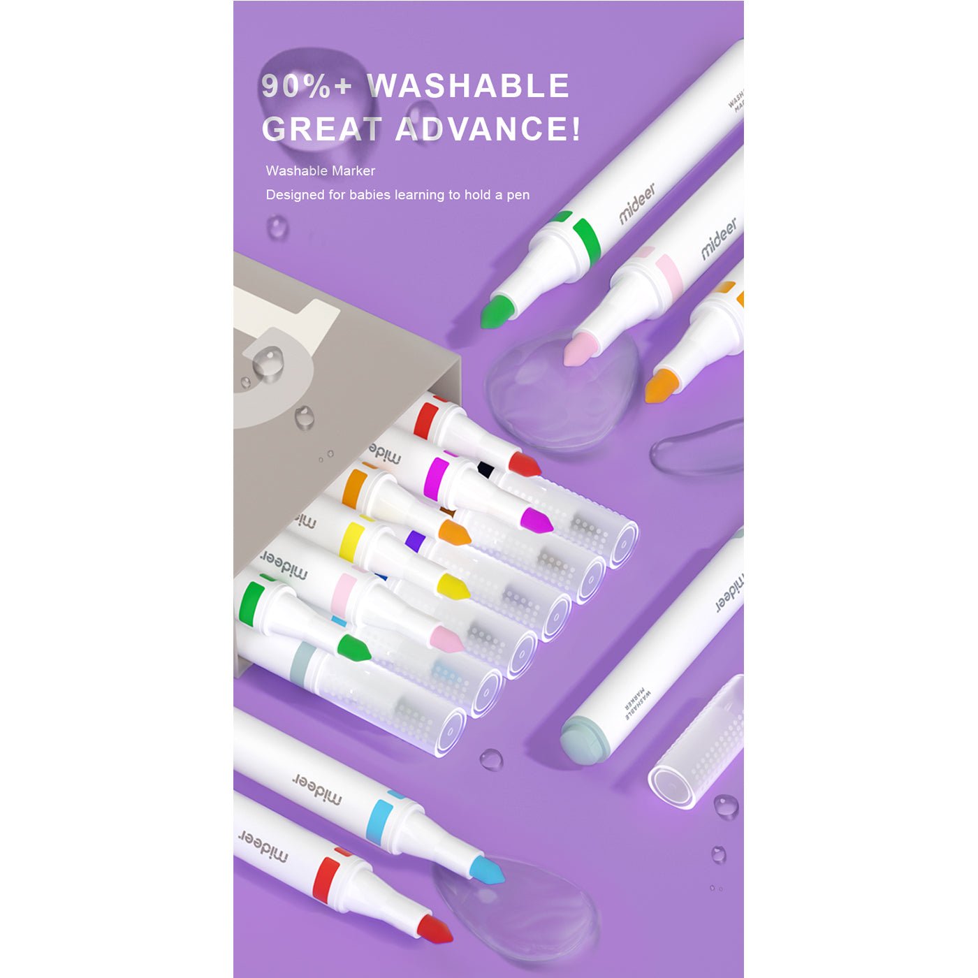 Washable Marker 3 Colors-2