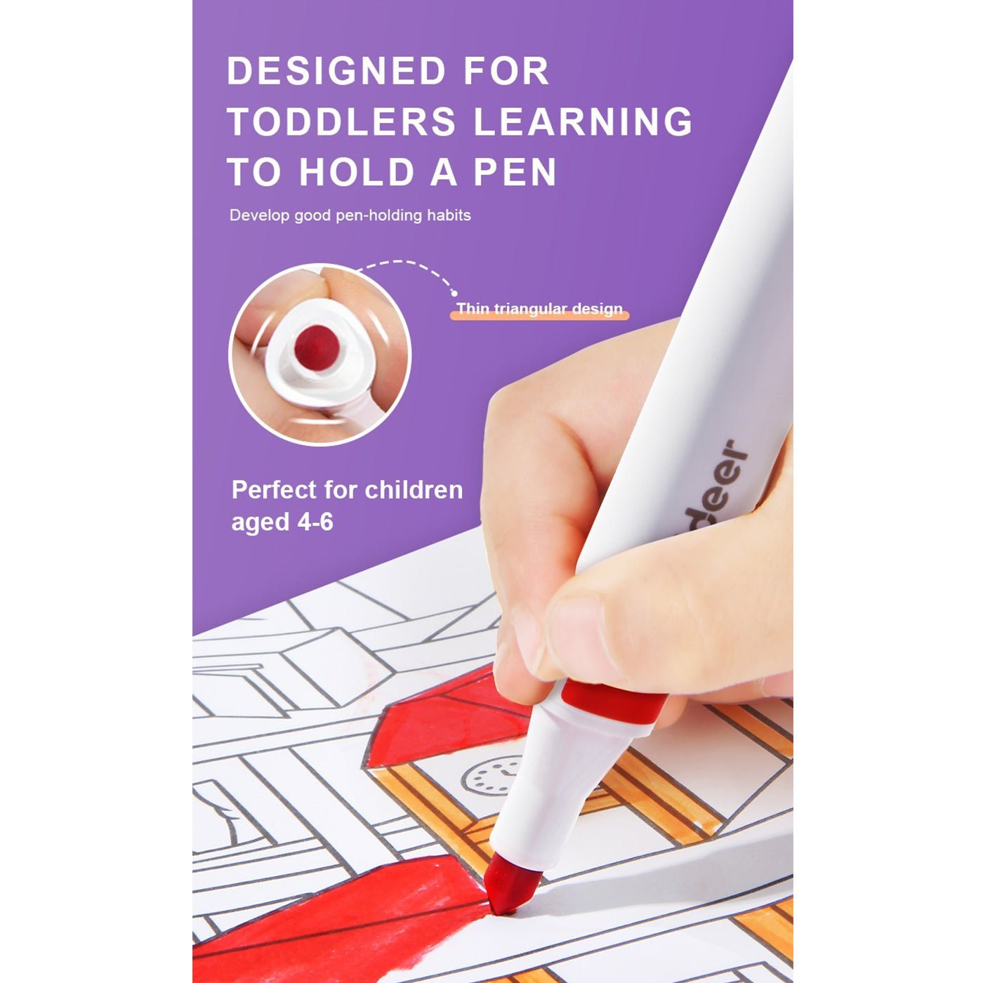 Washable Marker 3 Colors-3