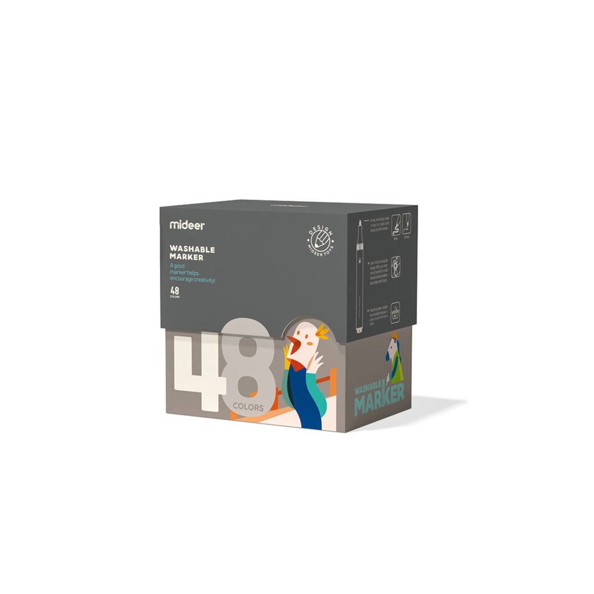 Washable Marker 48 Colors-0