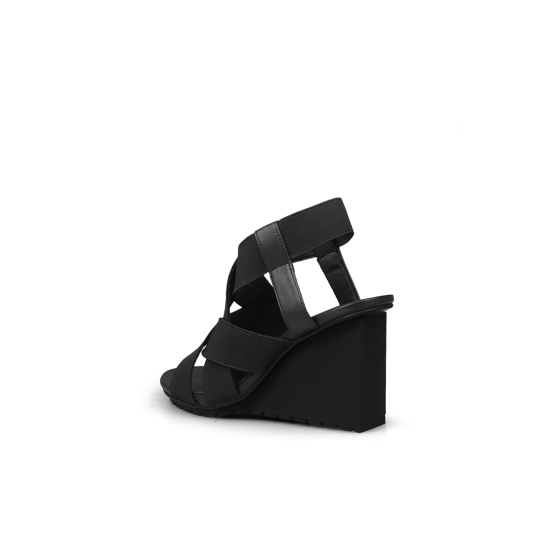 Weave Open Toe Ankle-Strap Wedges-3