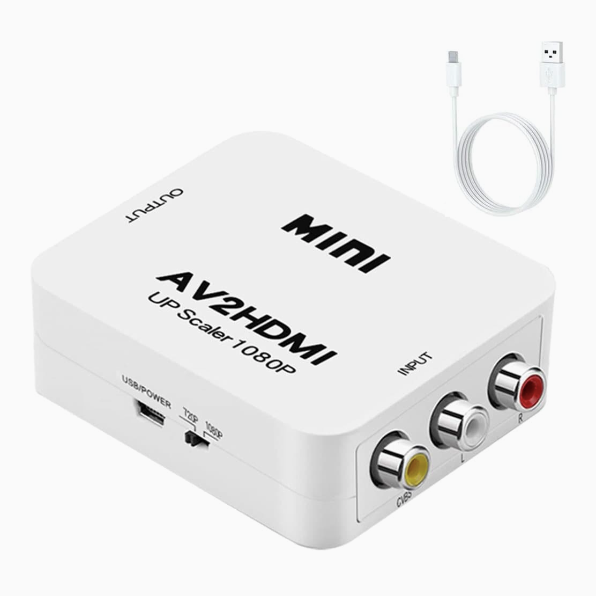 1080P HDMI-auf-RCA-AV-Konverter-Adapter